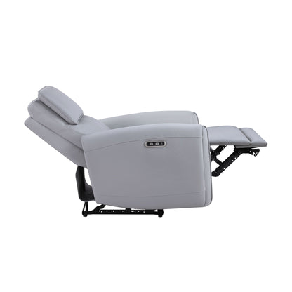 Jeromie - Power Motion Recliner With USB Port - Gray