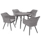 Endeavor 5 Piece Outdoor Patio Wicker Rattan Dining Set by Modway