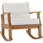Marina Outdoor Patio Teak Rocking Chair by Modway