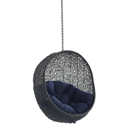 Encase Sunbrella¨ Fabric Swing Outdoor Patio Lounge Chair Without Stand by Modway