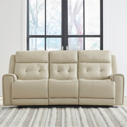 Alabaster Collection Top Grain Leather Power Recliners