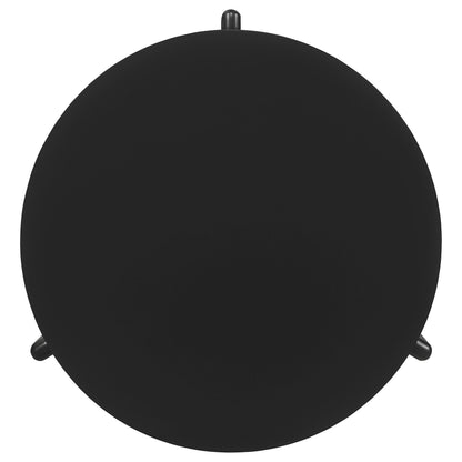 Cordova Round Solid Wood Coffee Table Black