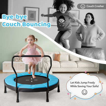 40 Inch Trampoline for Kids Indoor Outdoor Fitness Trampoline