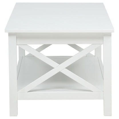 Skyview 44-inch Rectangular Lift Top Coffee Table White