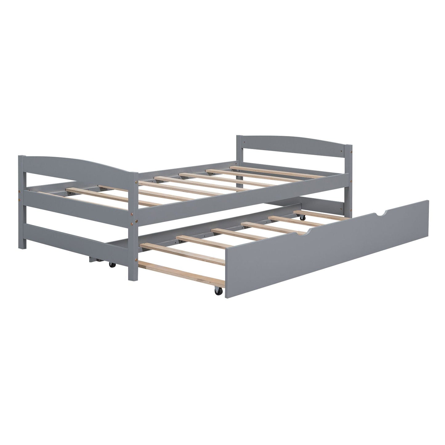 Platform Bed With Trundle