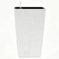Square Large Planter With Automatic Watering System For Home And Garden (Set of 2) - White