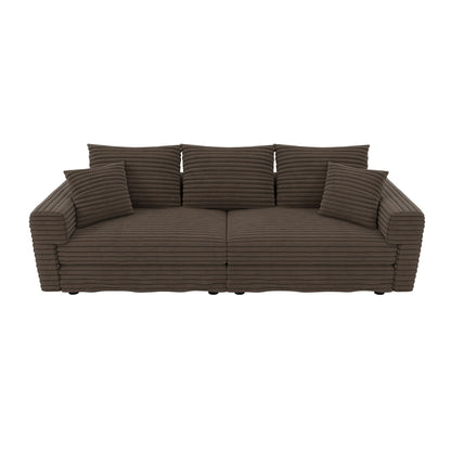 4 Seat Modern Comfy Upholstered Sofa Cloud Couch