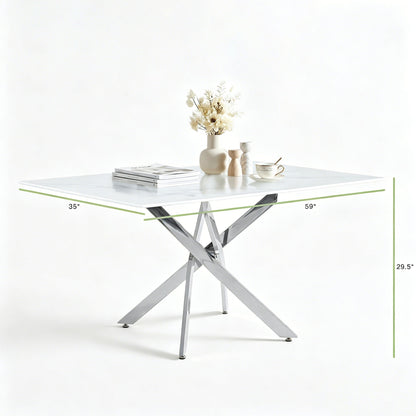 Modern Rectangular Table For Dining Room