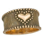 Be Mine, Bronze Heart Band Ring