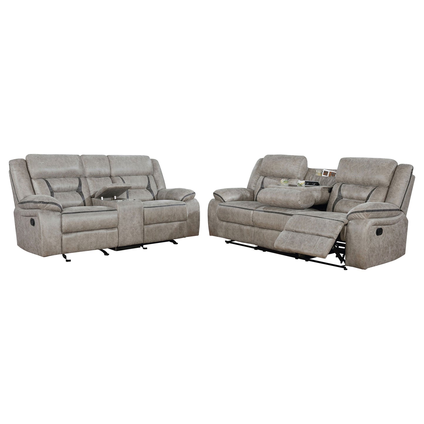Brazelton Reclining Sofa and Loveseat Set