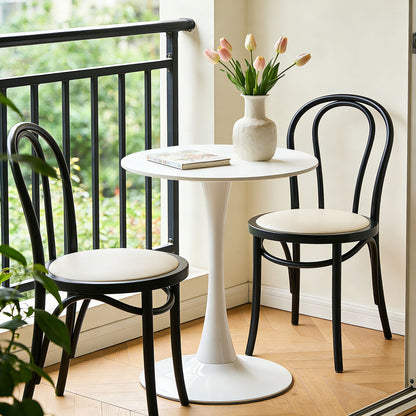 Round Dining Table With Tulip Style Base
