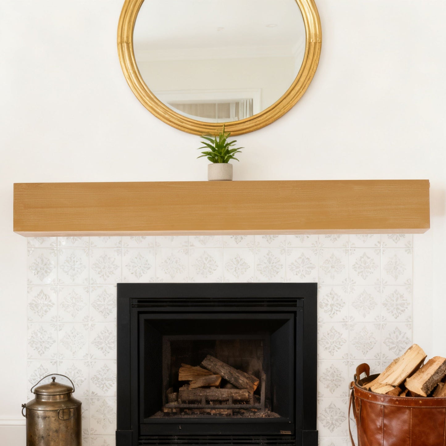 Fireplace Mantel Floating Shelf For Home Decor