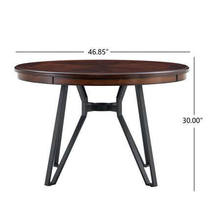Round Dining Table (Brown)