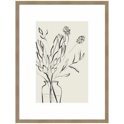 Protea Sketch No. 2 by Sara Berrenson Framed Wall Art Print