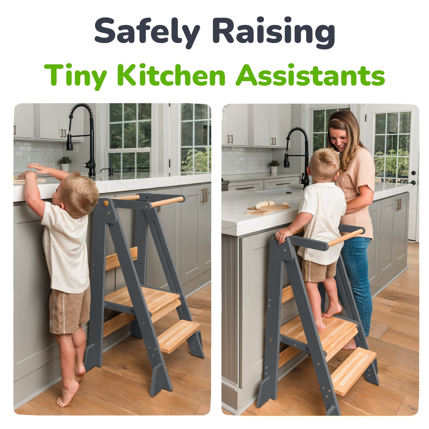 Adjustable Foldable Kitchen Tower