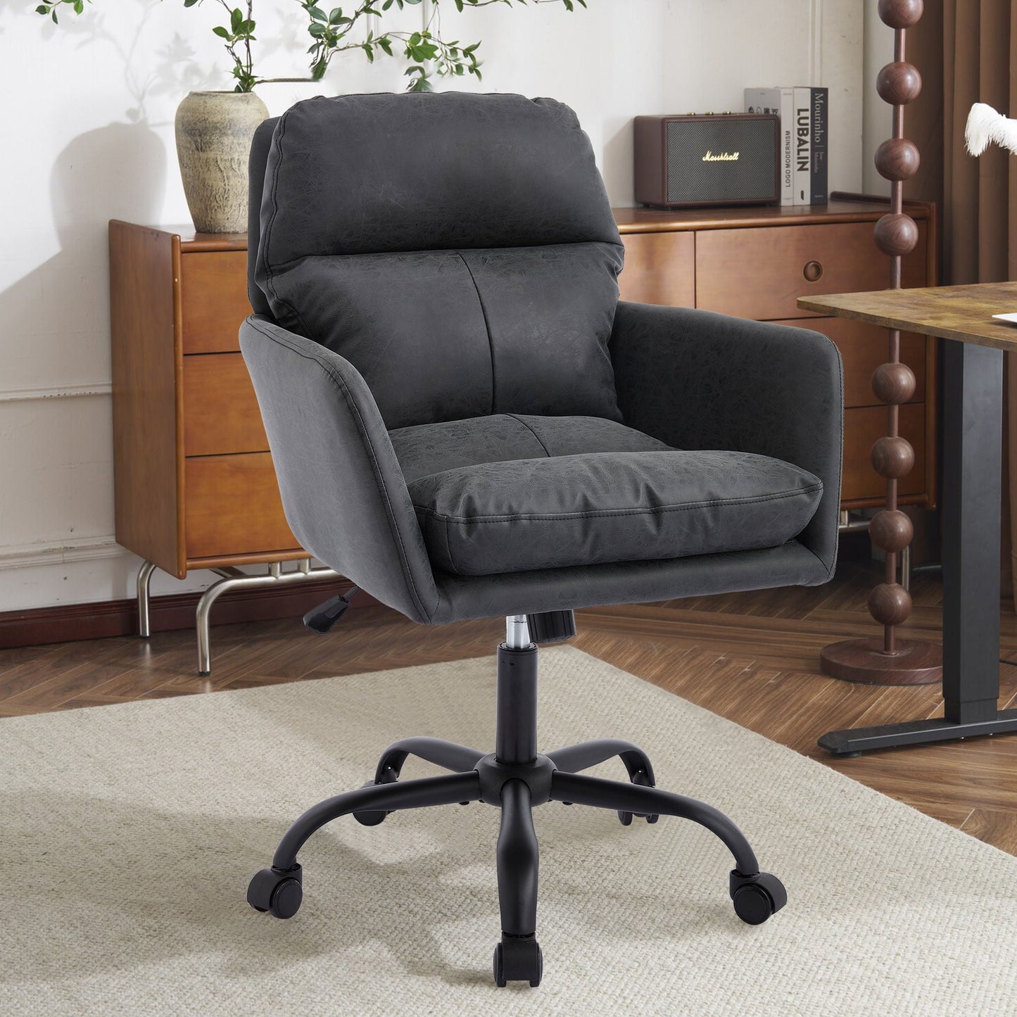 Office Chair With Adjustable Height, Ergonomic Design