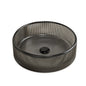 Sonny 16'' Bathroom Round Crystal Glass Sink Transparent