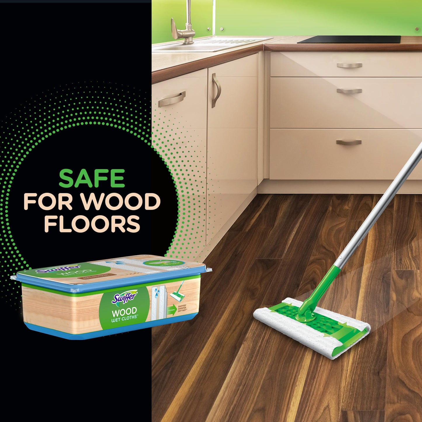 Swiffer Heavy Duty Mop Wet Multi-Surface Cloth Refills 20 Count