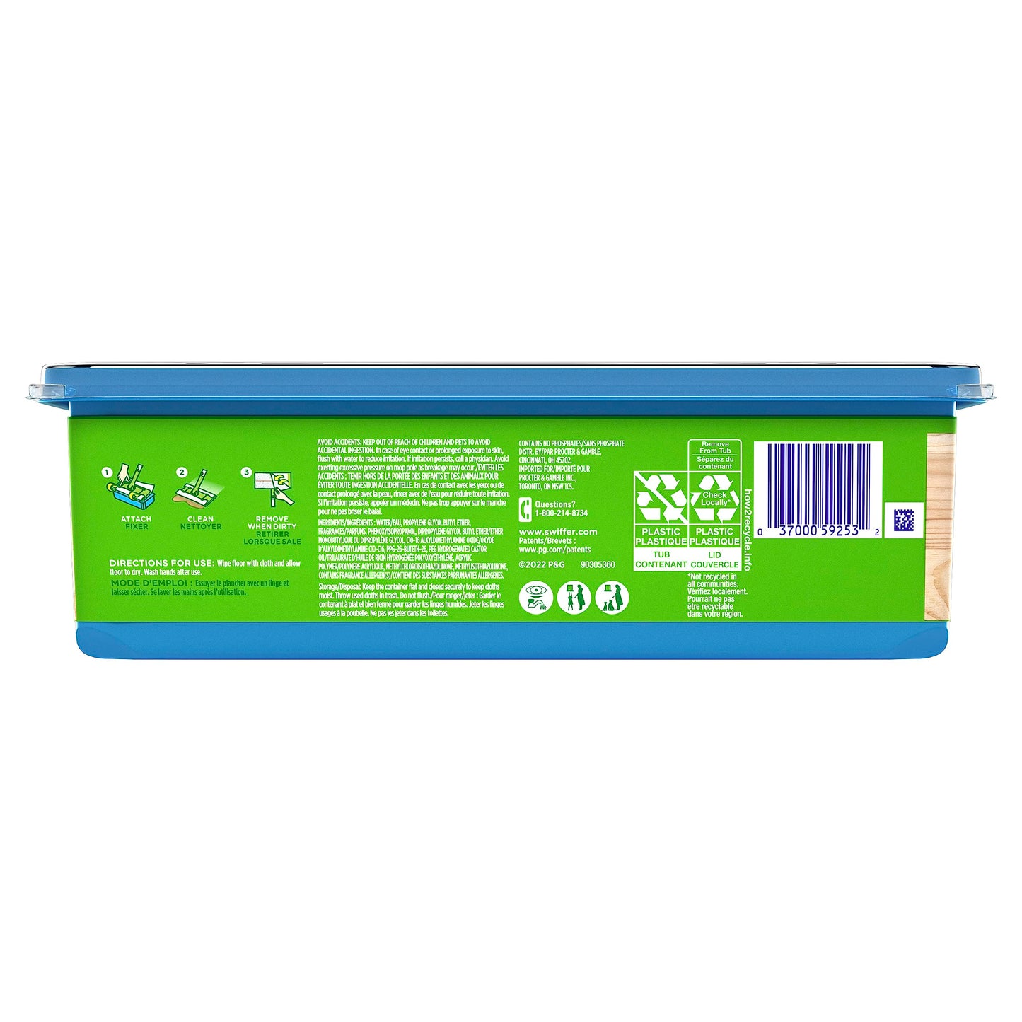 Swiffer Heavy Duty Mop Wet Multi-Surface Cloth Refills 20 Count