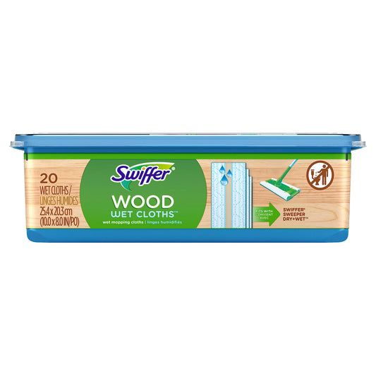 Swiffer Heavy Duty Mop Wet Multi-Surface Cloth Refills 20 Count