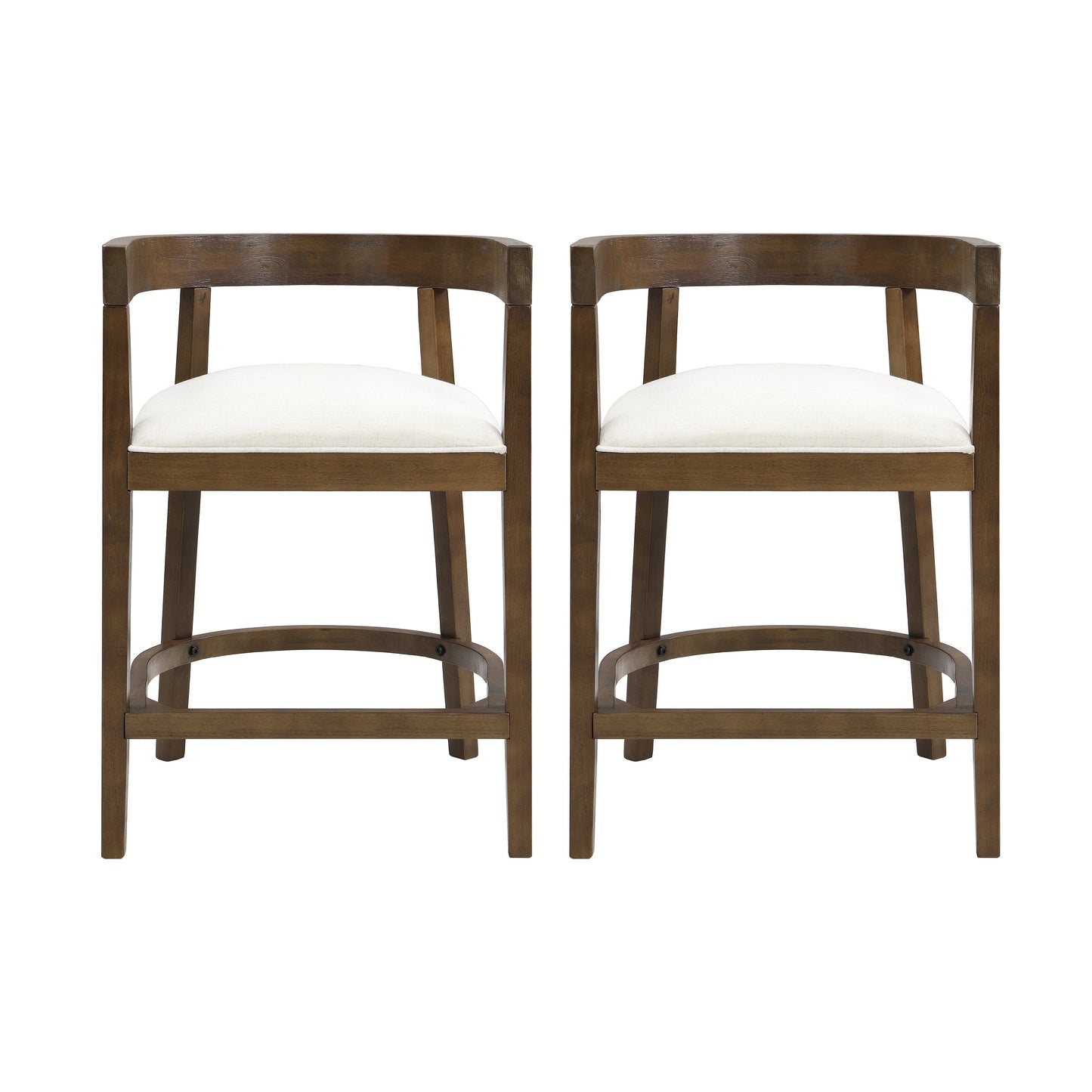 Rubberwood Counter Stool Set of 2