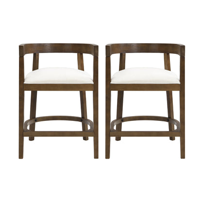 Rubberwood Counter Stool Set of 2