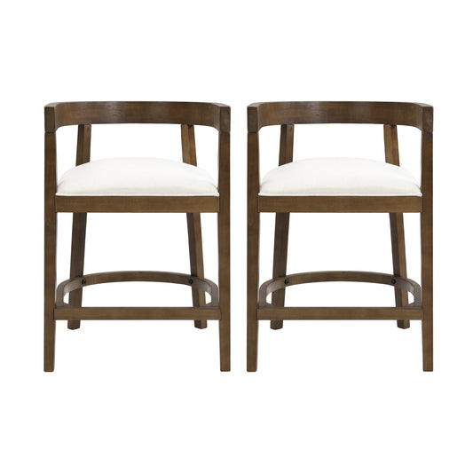Rubberwood Counter Stool Set of 2
