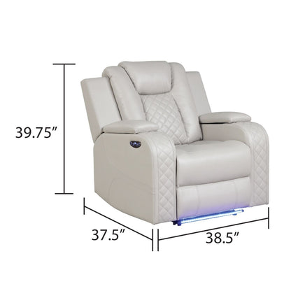 Benz - LED & Power Recliner Chair