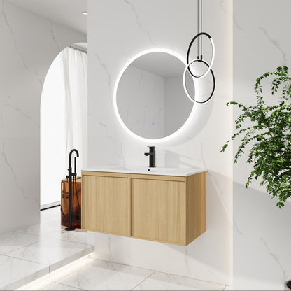 Floating Bathroom Vanity With Sink Combo