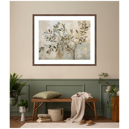 Olive Tree Abstract No. 31 by The Creative Bunch Studio Framed Wall Art Print