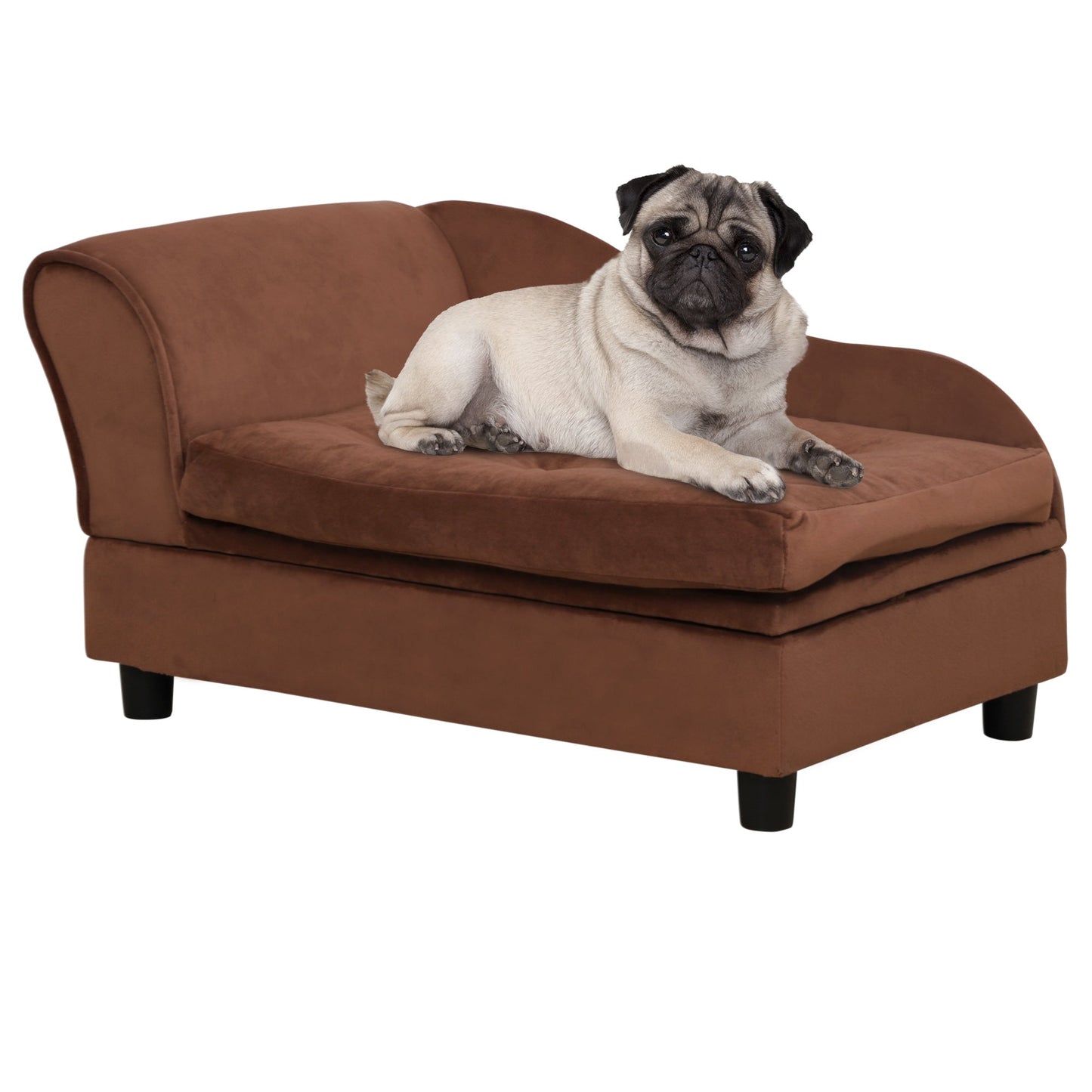PawHut Luxury Fancy Dog Bed for Small Dogs