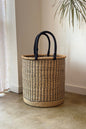 Hold Everything Hamper - Vertical Black Stripes