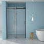 48"W x 76"H Single-Slide Shower Door - 8mm Tempered Glass