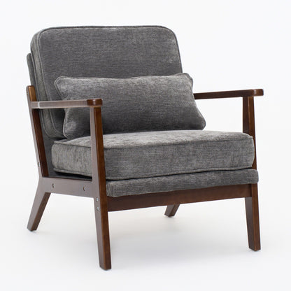 Living Room Chair With Lumbar Pillow