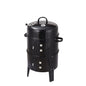 Outdoor Double-Layer Grill Charcoal Wood Fired Braising and Smoking Stove