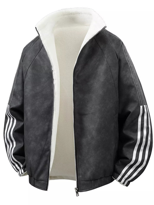 Men's Fleece Lined Zip Up Jacket