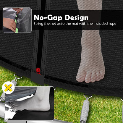 8FT Outdoor Heavy-Duty Recreational Trampoline