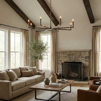 Avarit Forged Round Chandelier