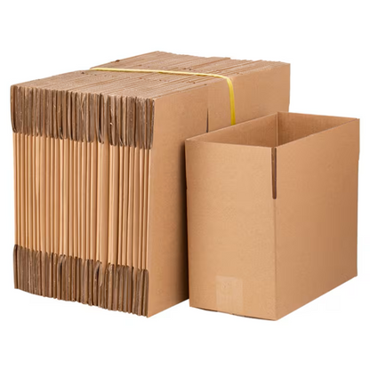 Multi Size/Pack - Corrugated Cardboard Packing Shipping Mailing Moving Boxes