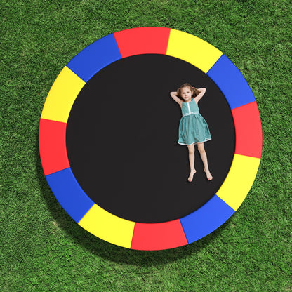8-16 FT Trampoline Pad Replacement Safety Pad with Fixing Straps (Multicolor)