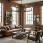 Avarit Forged Round Chandelier