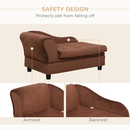 PawHut Luxury Fancy Dog Bed for Small Dogs
