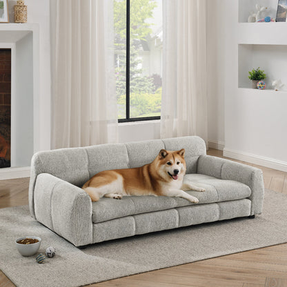 Soft and Comfortable Pet Bed for Big and Oversized Dogs - Beige