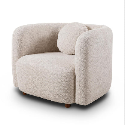 Japandi Style Accent Square Chair