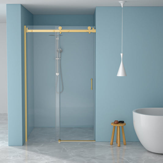 48"W x 76"H Single-Slide Shower Door
