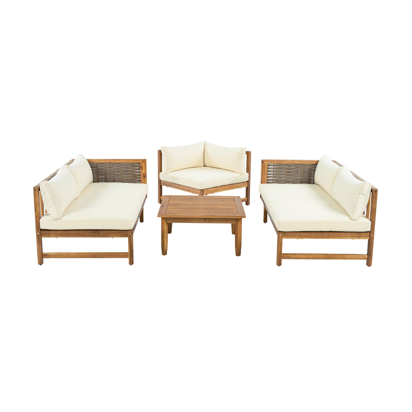 Sectional Seating Group With Waterproof Cushions