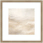 Tonal Abstract Textural White and Beige Light Natural Neutrals by The Creative Bunch Studio Framed Wall Art Print
