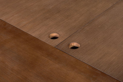 Mission Oak Storage Panel Bed with Three Drawers: MC stain