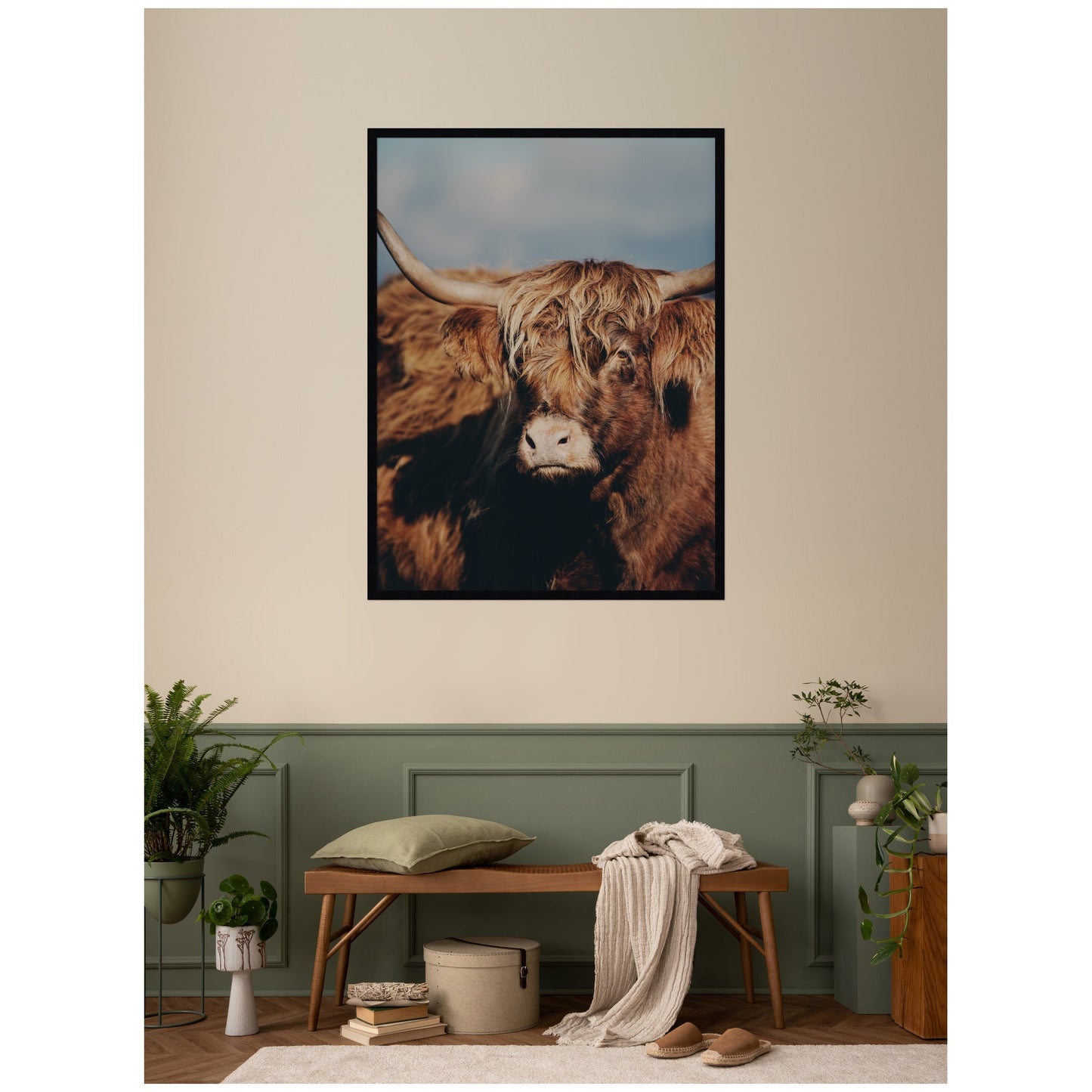 Highland Cow No. 5 by Laura Evans Framed Wall Art Print