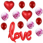 Large One-piece Love Confession Aluminum Film Balloon Valentine's Day